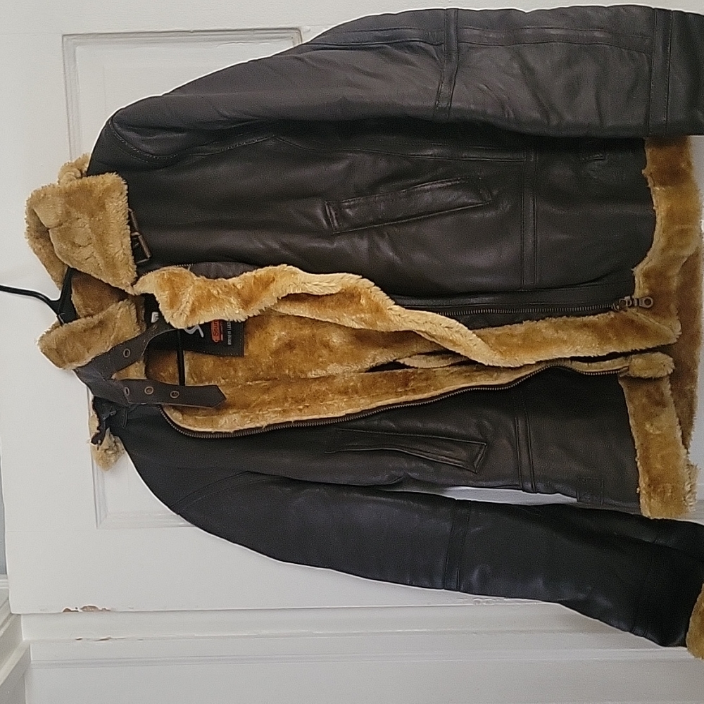 Women's 2X Lambskin Leather Bomber Jacket